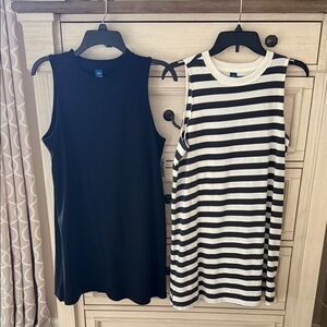 Old Navy Vintage Mini T Shirt Dresses - TWO
